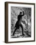 Charles Kingsley Fighting a Fire, British Writer and Cleric-null-Framed Giclee Print