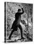 Charles Kingsley Fighting a Fire, British Writer and Cleric-null-Stretched Canvas