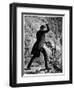 Charles Kingsley Fighting a Fire, British Writer and Cleric-null-Framed Premium Giclee Print