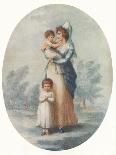 'Lady Rushout and Children', c1795-Charles Knight-Framed Giclee Print