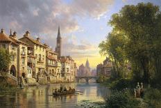 Riverside Village II-Charles Kuwasseg-Art Print