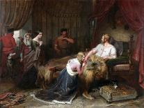 The Plundering of Basing House-Charles Landseer-Giclee Print