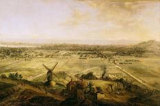 View of Paris from Belleville, 1738-Charles Laurent Grevenbroeck-Mounted Giclee Print