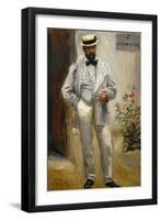 Charles Le Coeur, Architect and Friend of the Painter, 1874-Pierre-Auguste Renoir-Framed Giclee Print