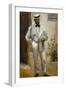 Charles Le Coeur, Architect and Friend of the Painter, 1874-Pierre-Auguste Renoir-Framed Giclee Print