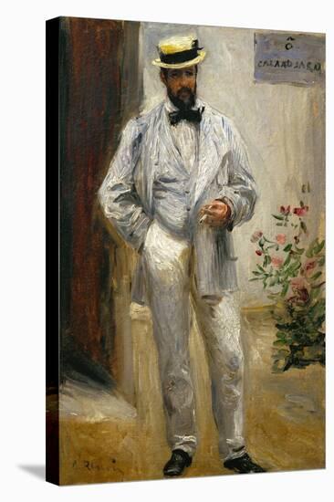 Charles Le Coeur, Architect and Friend of the Painter, 1874-Pierre-Auguste Renoir-Stretched Canvas