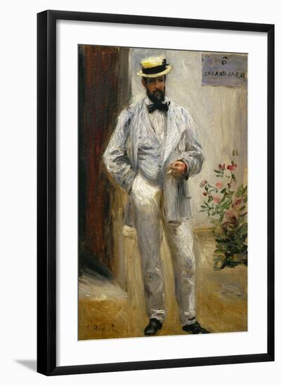 Charles Le Coeur, Architect and Friend of the Painter, 1874-Pierre-Auguste Renoir-Framed Giclee Print