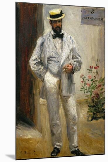 Charles Le Coeur, Architect and Friend of the Painter, 1874-Pierre-Auguste Renoir-Mounted Giclee Print