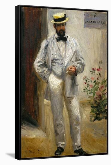 Charles Le Coeur, Architect and Friend of the Painter, 1874-Pierre-Auguste Renoir-Framed Stretched Canvas