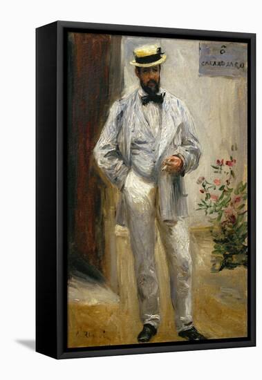 Charles Le Coeur, Architect and Friend of the Painter, 1874-Pierre-Auguste Renoir-Framed Stretched Canvas