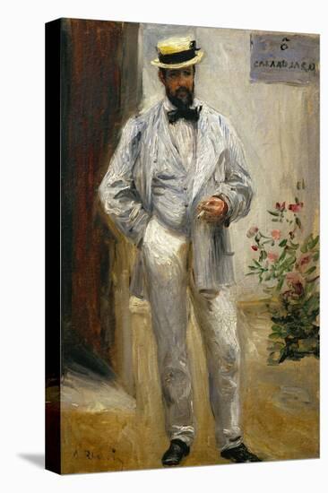 Charles Le Coeur, Architect and Friend of the Painter, 1874-Pierre-Auguste Renoir-Stretched Canvas