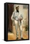 Charles Le Coeur-Pierre-Auguste Renoir-Framed Stretched Canvas