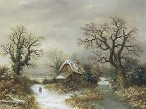 Winter Landscape, 1869-Charles Leaver-Giclee Print