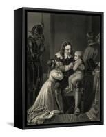 Charles Leaves Children-A.H. Payne-Framed Stretched Canvas