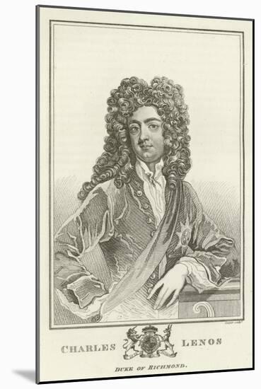 Charles Lenos, Duke of Richmond-Godfrey Kneller-Mounted Giclee Print