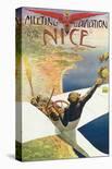 France, Nice, Meeting D'Aviation, April 10-25, 1910-Charles Leonce Brosse-Mounted Giclee Print