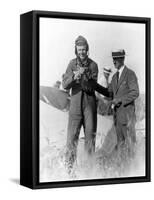 Charles Lindbergh, American Aviator-Science Source-Framed Stretched Canvas