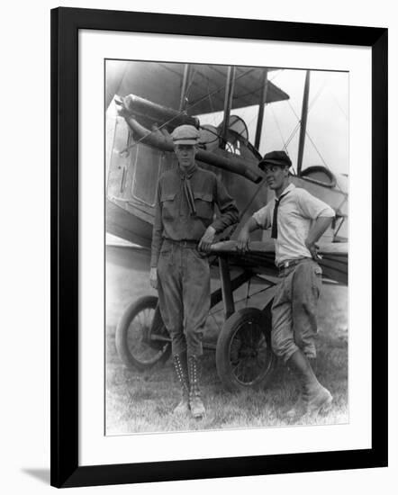 Charles Lindbergh, American Aviator-Science Source-Framed Giclee Print