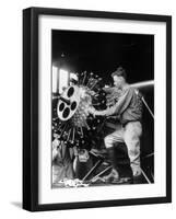 Charles Lindbergh, American Aviator-Science Source-Framed Giclee Print