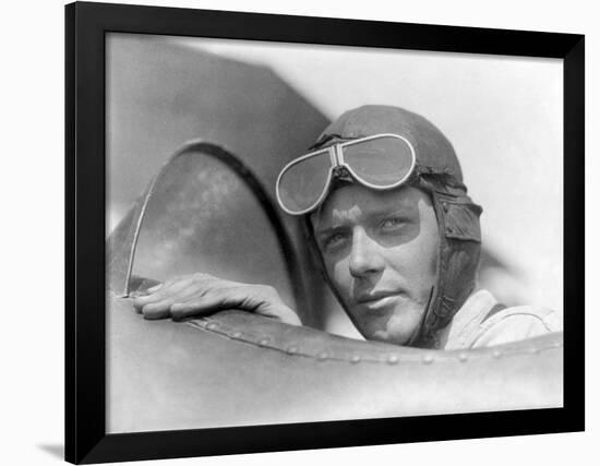 Charles Lindbergh, American Aviator-Science Source-Framed Giclee Print