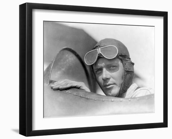 Charles Lindbergh, American Aviator-Science Source-Framed Giclee Print