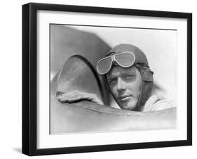 Charles Lindbergh, American Aviator-Science Source-Framed Giclee Print