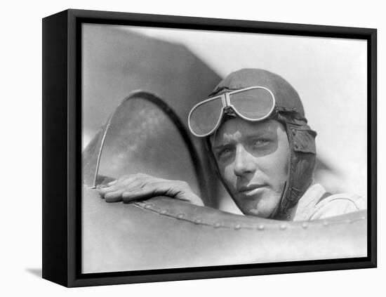 Charles Lindbergh, American Aviator-Science Source-Framed Stretched Canvas