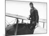 Charles Lindburgh, Record Breaking Aviator, 1927-null-Mounted Giclee Print