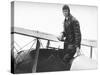 Charles Lindburgh, Record Breaking Aviator, 1927-null-Stretched Canvas
