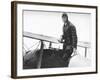 Charles Lindburgh, Record Breaking Aviator, 1927-null-Framed Giclee Print