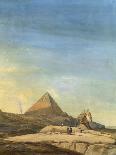 Measuring Sphinx, Detail of Pyramids of Menfis, 1798-Charles-Louis Balzac-Framed Giclee Print
