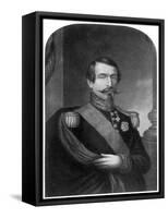 Charles Louis Napoleon Bonaparte, Emperor of the French, 19th Century-George Baxter-Framed Stretched Canvas