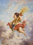 Cherubs Making Posies-Charles Lutyens-Giclee Print