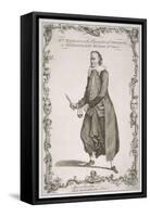 Charles Macklin Actor in the Role of Shylock in the Merchant of Venice-J. Lodge-Framed Stretched Canvas