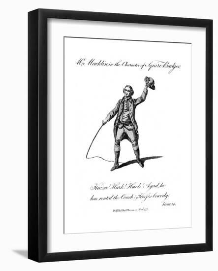 Charles Macklin, Actor-null-Framed Giclee Print