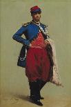 Portrait of Claude Monet (1840-1926) in Uniform, 1861-Charles Marie Lhuillier-Laminated Giclee Print