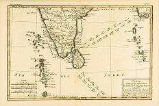 Southern India and Ceylon, from 'Atlas De Toutes Les Parties Connues Du Globe Terrestre' by…-Charles Marie Rigobert Bonne-Giclee Print