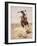 Charles Marion Russell - a Bad Hoss-Vintage Apple Collection-Framed Premium Giclee Print