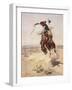 Charles Marion Russell - a Bad Hoss-Vintage Apple Collection-Framed Premium Giclee Print