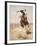 Charles Marion Russell - a Bad Hoss-Vintage Apple Collection-Framed Premium Giclee Print