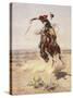 Charles Marion Russell - a Bad Hoss-Vintage Apple Collection-Stretched Canvas