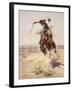 Charles Marion Russell - a Bad Hoss-Vintage Apple Collection-Framed Giclee Print