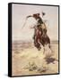 Charles Marion Russell - a Bad Hoss-Vintage Apple Collection-Framed Stretched Canvas