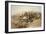 Charles Marion Russell - Custer Fight-Vintage Apple Collection-Framed Giclee Print