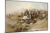 Charles Marion Russell - Custer Fight-Vintage Apple Collection-Mounted Giclee Print