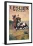 Charles Marion Russell - Leslies Weekly-Vintage Apple Collection-Framed Giclee Print