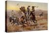 Charles Marion Russell - Souix Blackfeet-Vintage Apple Collection-Stretched Canvas