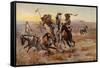 Charles Marion Russell - Souix Blackfeet-Vintage Apple Collection-Framed Stretched Canvas