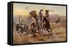 Charles Marion Russell - Souix Blackfeet-Vintage Apple Collection-Framed Stretched Canvas