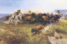 A Bad Hoss-Charles Marion Russell-Giclee Print